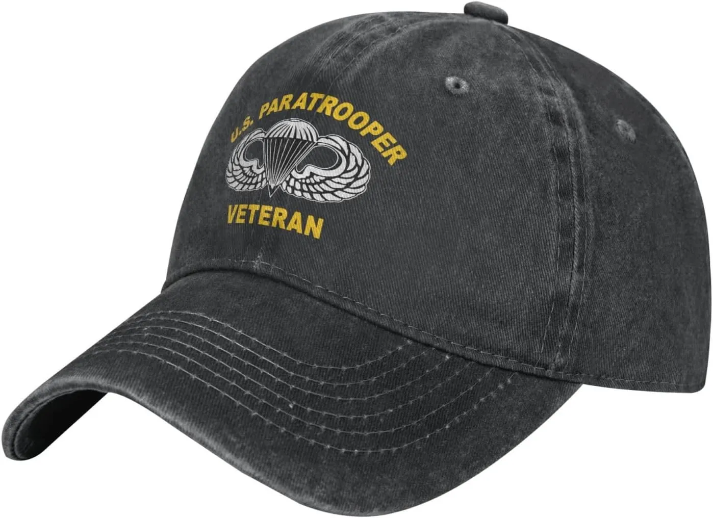 82nd Airborne Division Us Paratrooper Army Veteran Unisex Baseball Cap Denim Hats Adjustable Snapback Trucker Cap Dad Hat