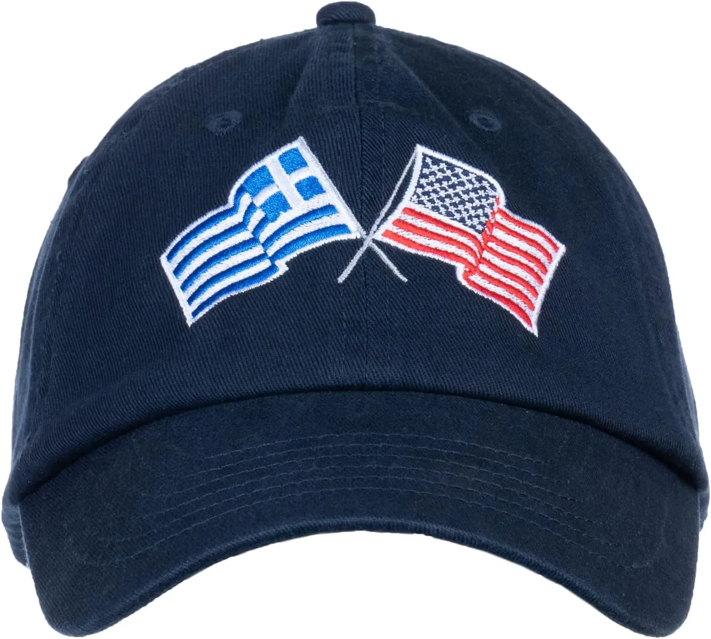 Ann Arbor T-shirt Co. American Friendship Nations Flag Baseball Low Profile Dad Hat for Men Women