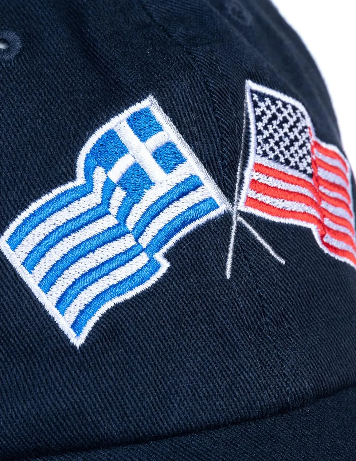 Ann Arbor T-shirt Co. American Friendship Nations Flag Baseball Low Profile Dad Hat for Men Women