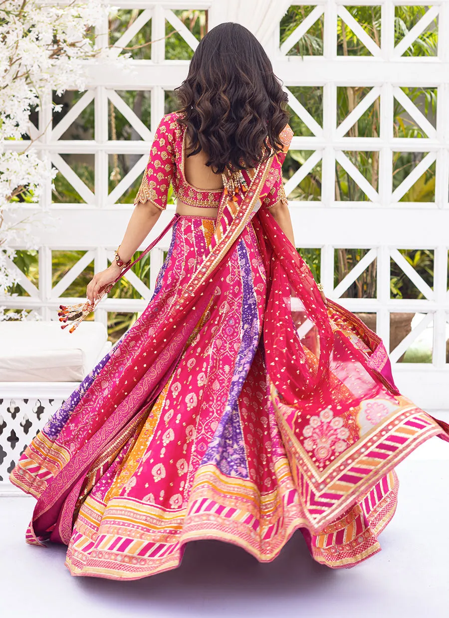 Azeeta Festive Couture - Savin Printed Lehenga Choli