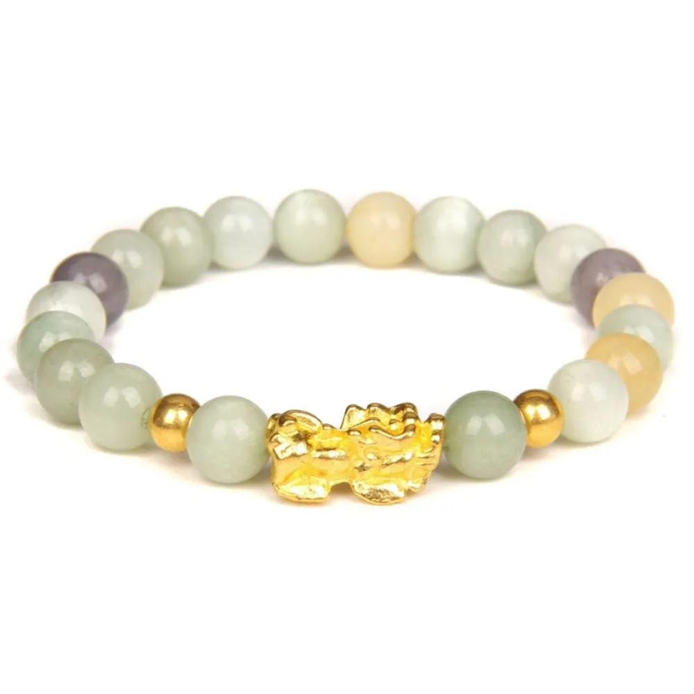 beaded bracelets buddhism feng shui gemstone beads charm bracelets ✈️ free.shipping