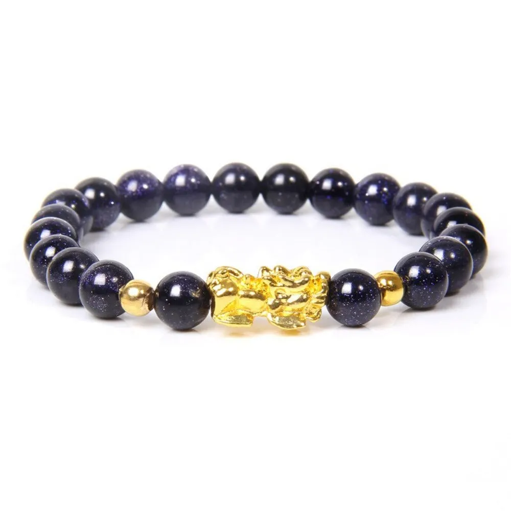 beaded bracelets buddhism feng shui gemstone beads charm bracelets ✈️ free.shipping