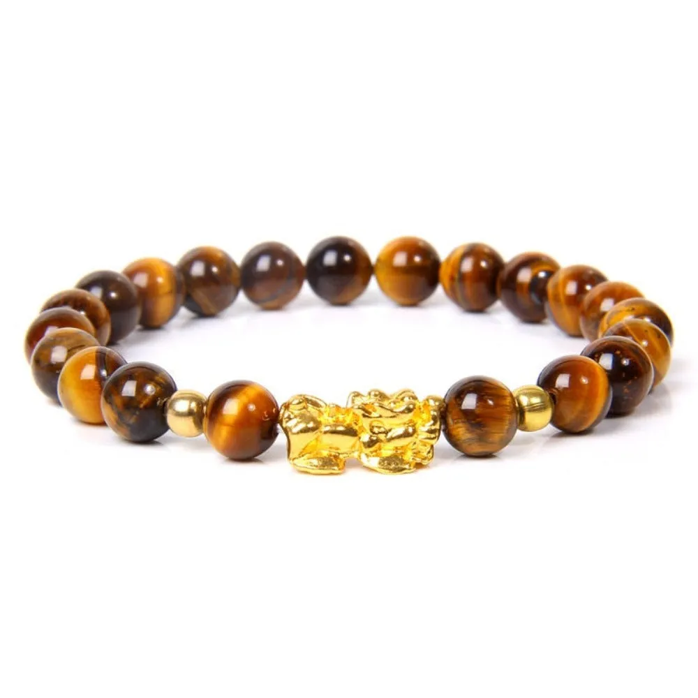 beaded bracelets buddhism feng shui gemstone beads charm bracelets ✈️ free.shipping