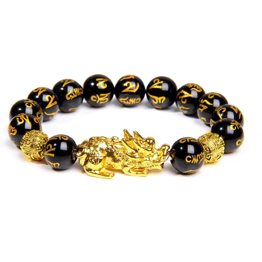 beaded bracelets buddhism feng shui gemstone beads charm bracelets ✈️ free.shipping
