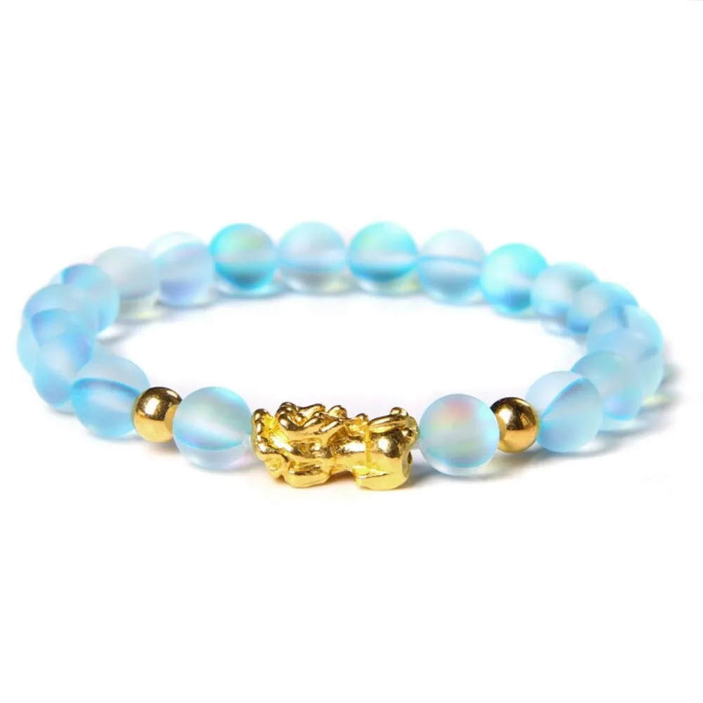 beaded bracelets buddhism feng shui gemstone beads charm bracelets ✈️ free.shipping