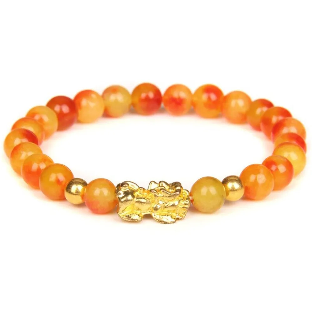 beaded bracelets buddhism feng shui gemstone beads charm bracelets ✈️ free.shipping