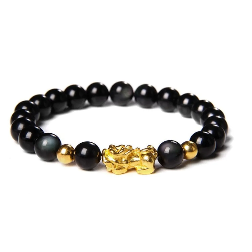 beaded bracelets buddhism feng shui gemstone beads charm bracelets ✈️ free.shipping