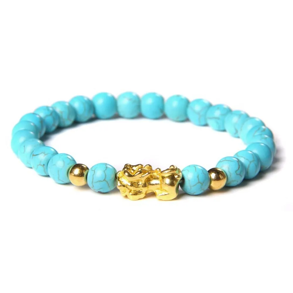beaded bracelets buddhism feng shui gemstone beads charm bracelets ✈️ free.shipping