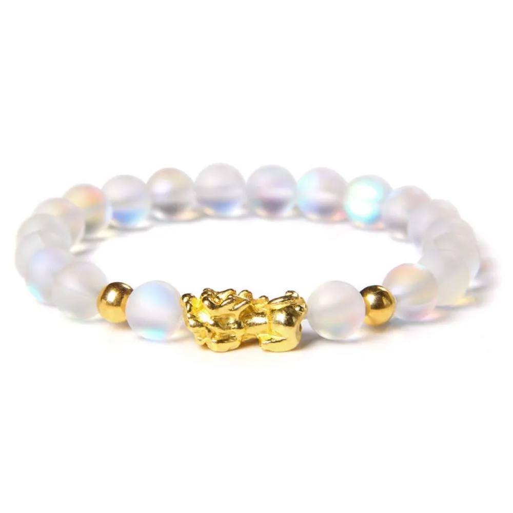 beaded bracelets buddhism feng shui gemstone beads charm bracelets ✈️ free.shipping