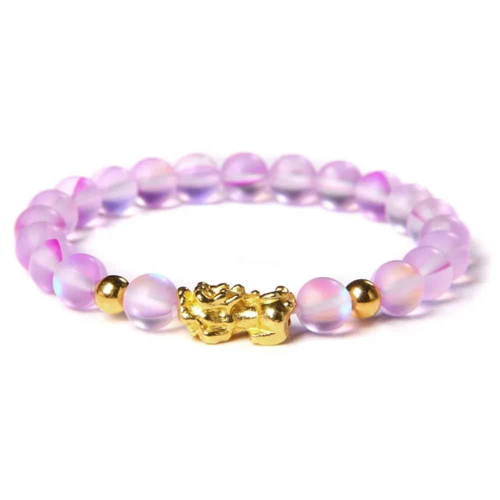 beaded bracelets buddhism feng shui gemstone beads charm bracelets ✈️ free.shipping
