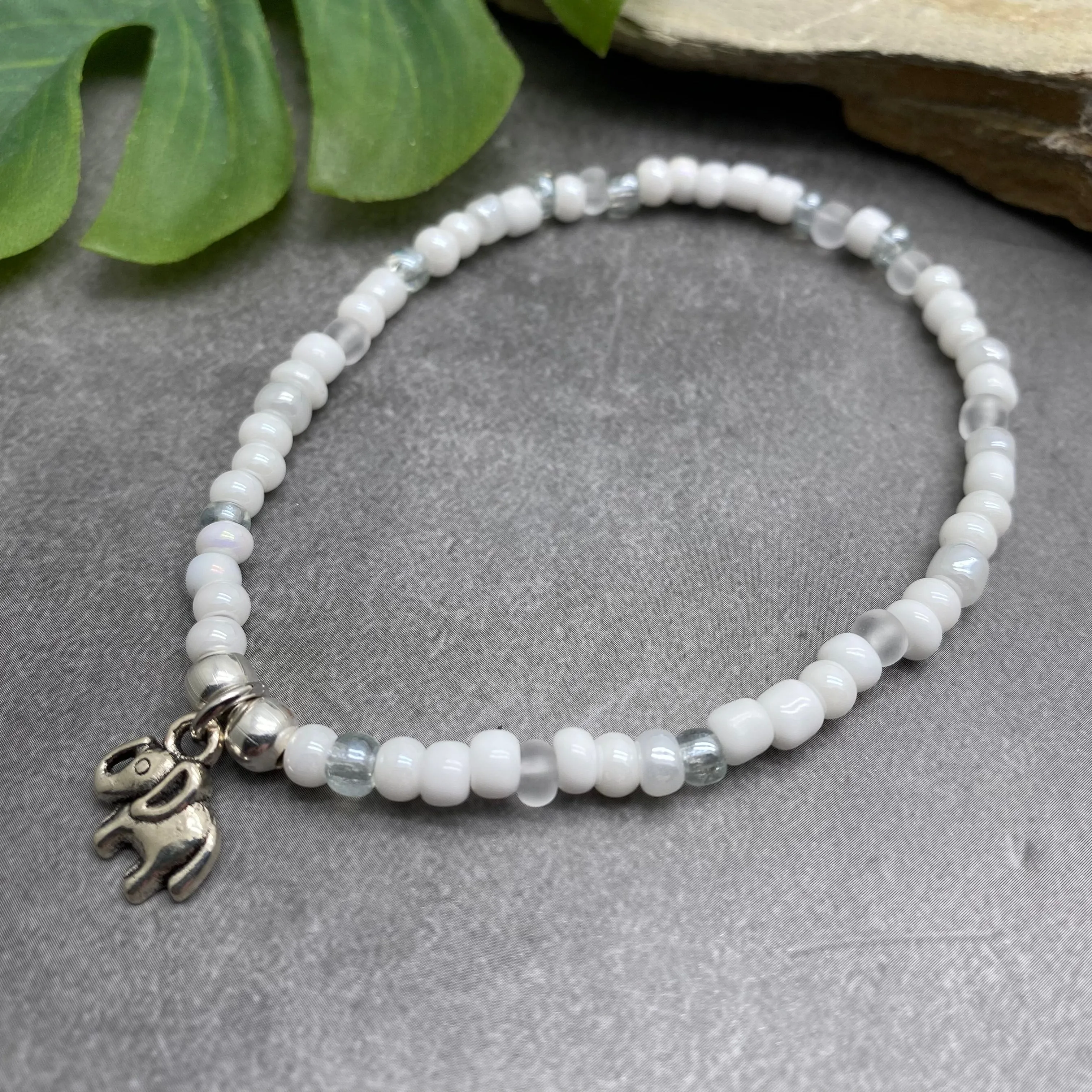 Elephant Charm Bracelet - Colour Choice