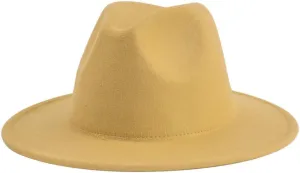 Fedora Hat for Women Men Wide Brim Panama Hats Jazz Cap Trendy Formal Wedding Masquerade Party Decoration