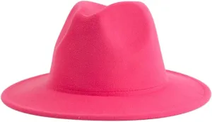 Fedora Hat for Women Men Wide Brim Panama Hats Jazz Cap Trendy Formal Wedding Masquerade Party Decoration