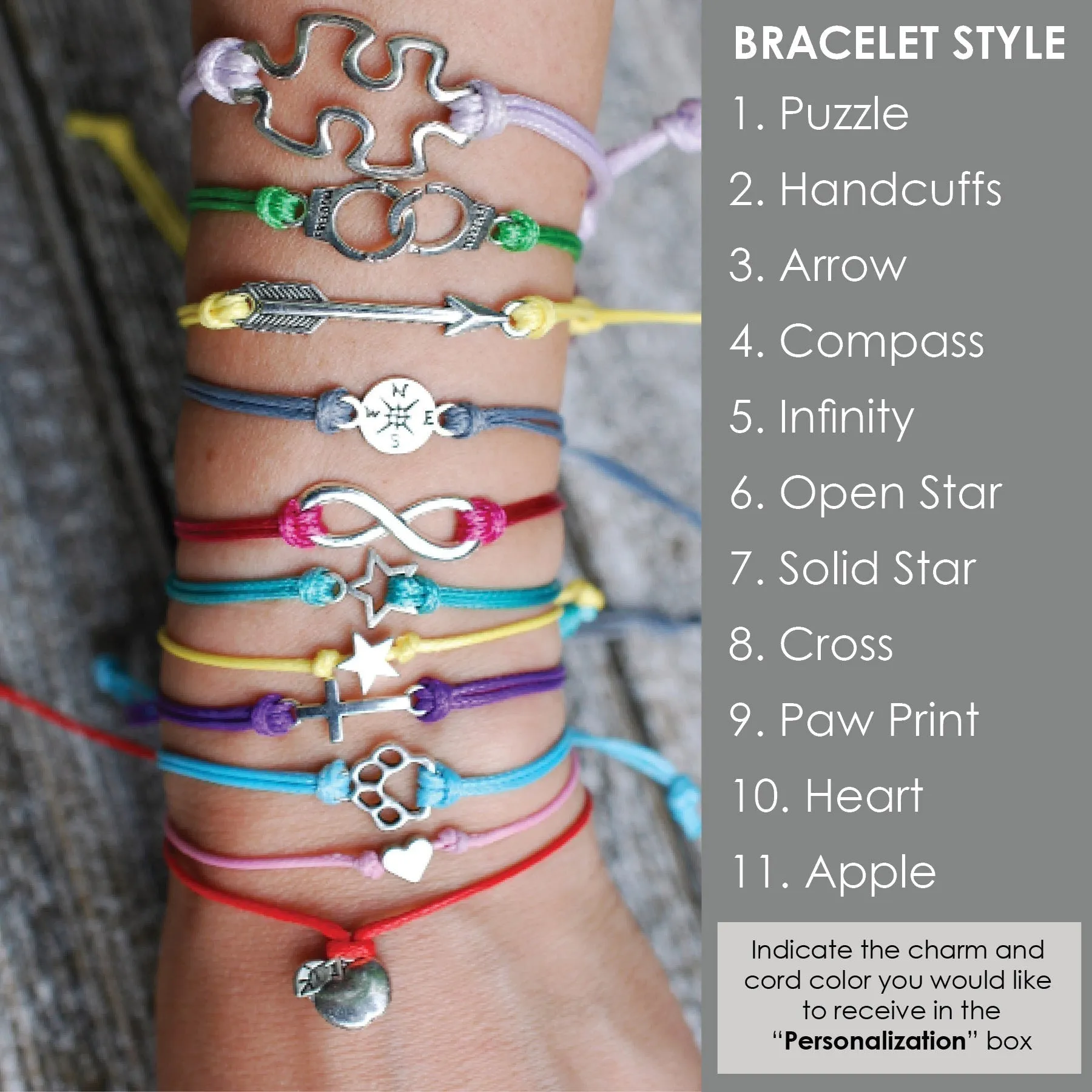 First Day of School Bracelets ‖ Back to School Wish Bracelet with Book or Booklet