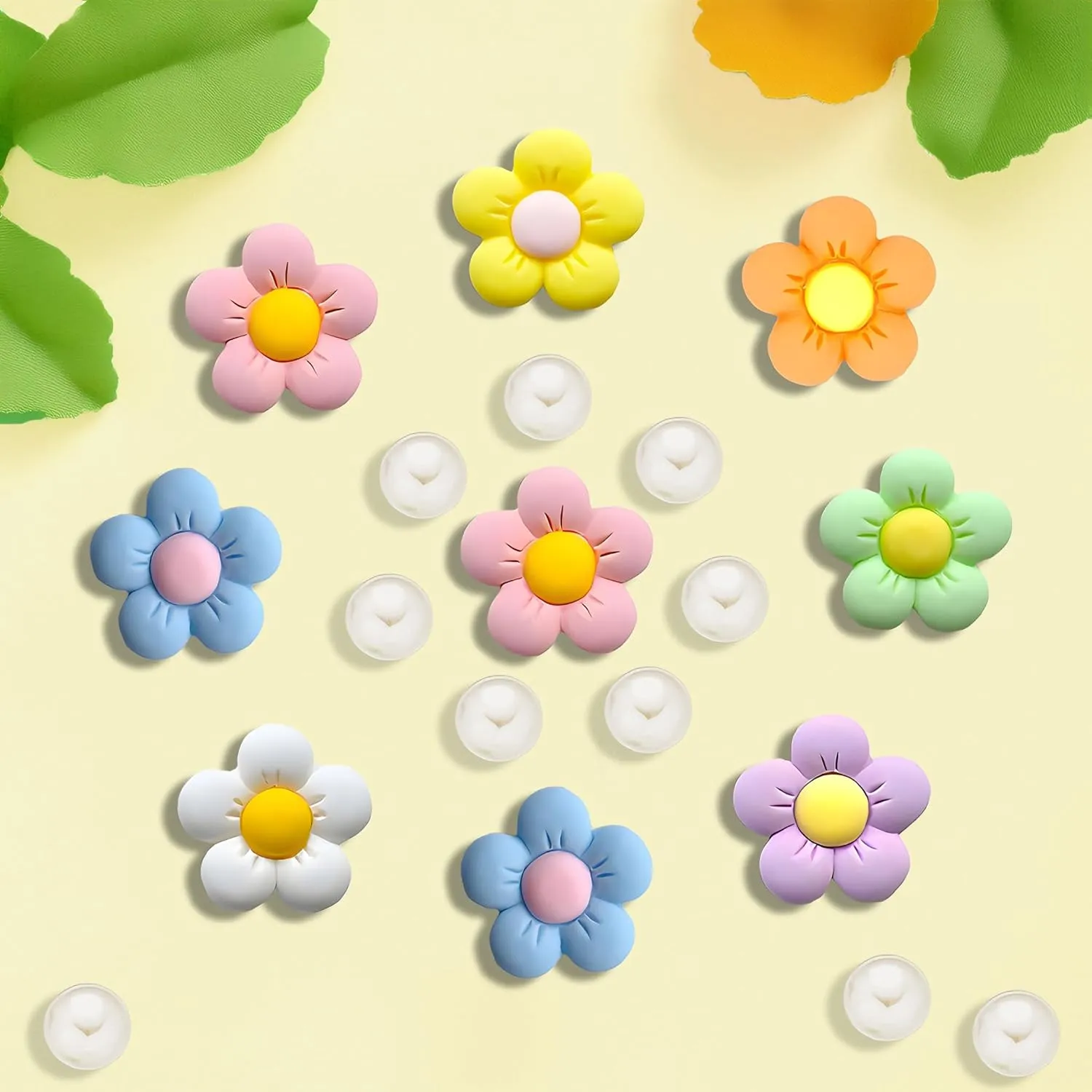 Flower Shoe Charms for Girls Teens Adults, Flower Shoe Charms for Clog Sandals Bracelets Decoration, Cute Pins Accessories Party Favor Birthday Gifts