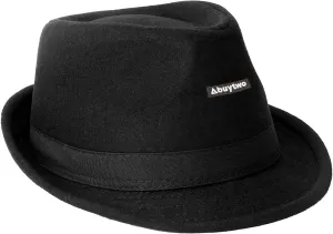 Hats for Men Women Wool Felt Hat Ourdoor Cap Black