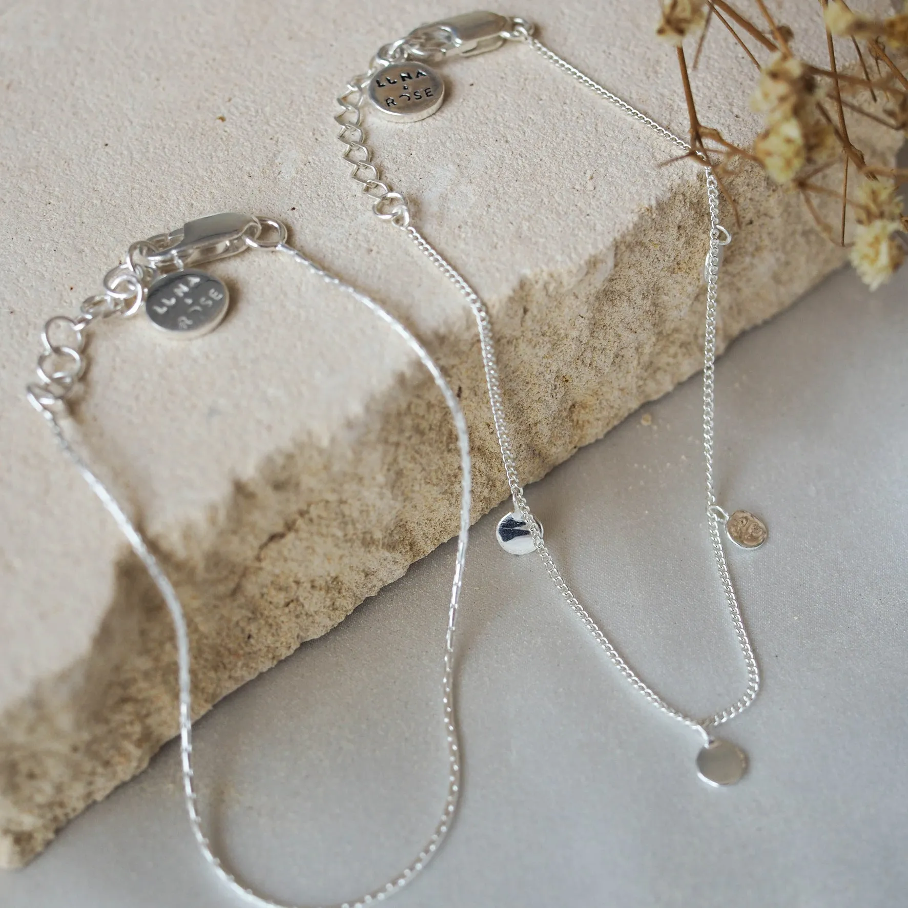 High Line Fine Chain Bracelet - Silver