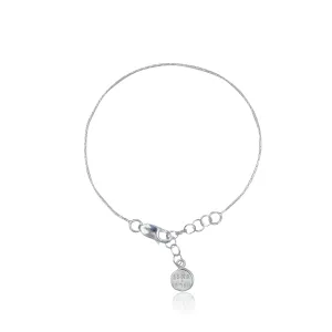 High Line Fine Chain Bracelet - Silver