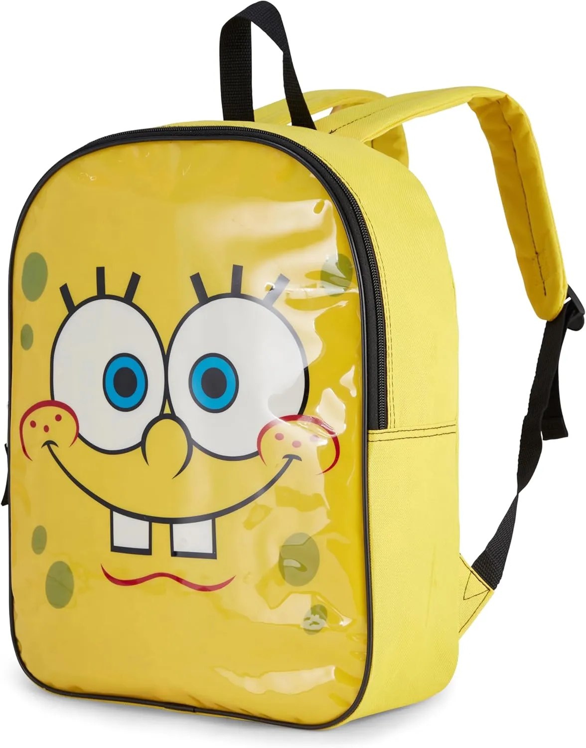 Nickelodeon SpongeBob Backpack for Kids 15?? | Cute SpongeBob SquarePants Bookbag for Boys and Girls | Padded Straps & Large Zip Compartment | SpongeBob Back to School Supplies