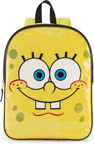 Nickelodeon SpongeBob Backpack for Kids 15?? | Cute SpongeBob SquarePants Bookbag for Boys and Girls | Padded Straps & Large Zip Compartment | SpongeBob Back to School Supplies