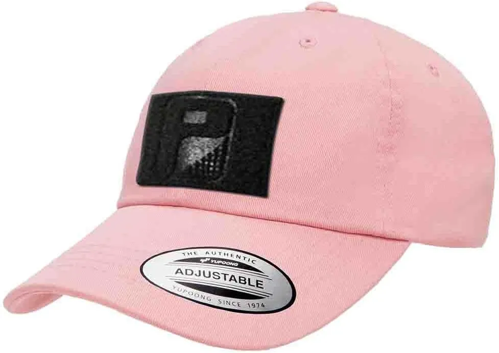 P PULLPATCH Dad Hat Brass Buckle Adjustable Hat by Pull Patch | Curved Bill Cap with 3x2 Inch Loop Panel for Morale Patches