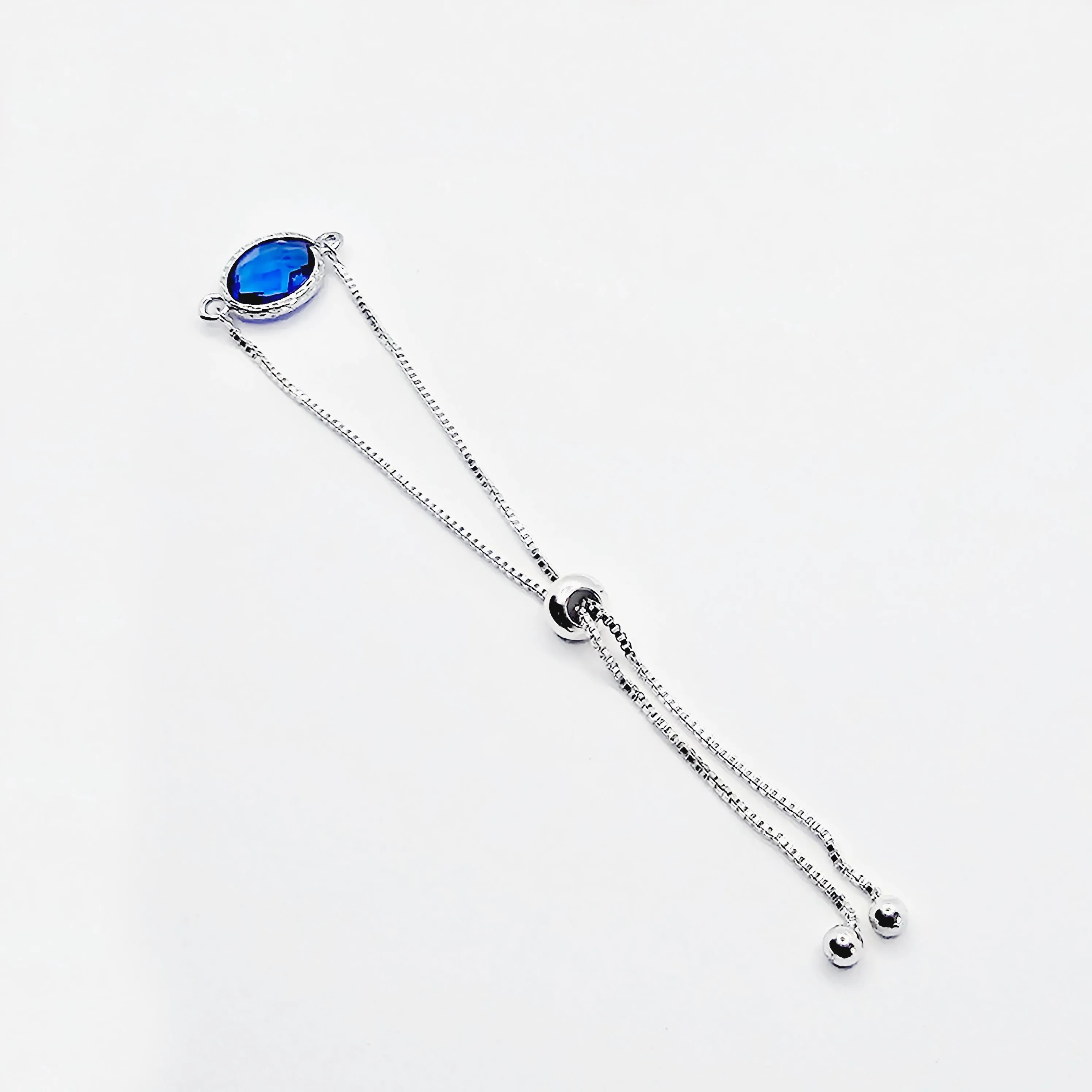 Penis Chain Noose Cock Bracelet with Blue or Green Gem. Non Piercing Penis Jewelry