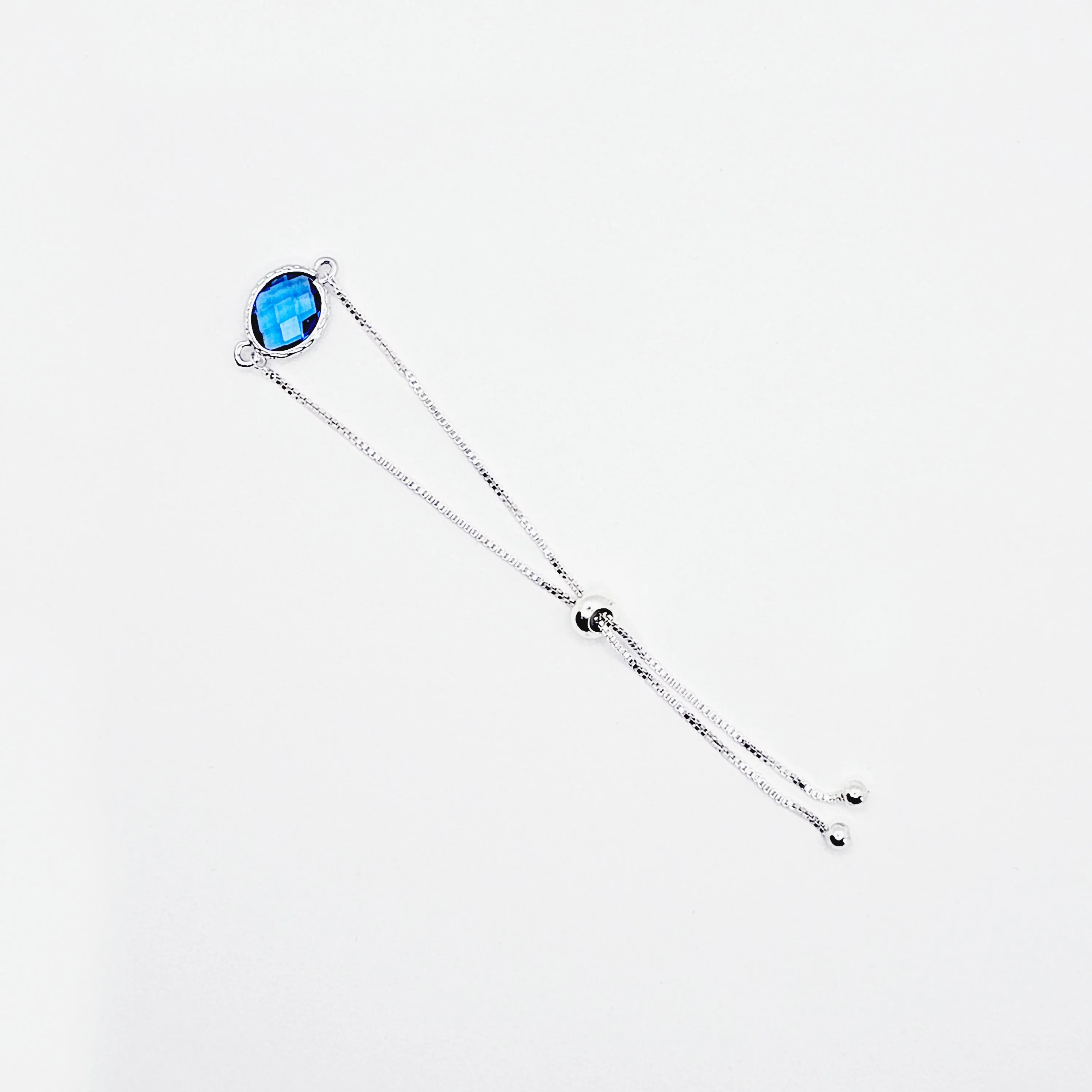 Penis Chain Noose Cock Bracelet with Blue or Green Gem. Non Piercing Penis Jewelry