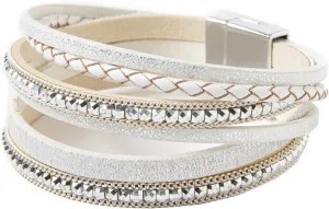 Rantanto Boho Braided Leather Wrap Bracelet Trendy Layered Cuff Bracelets Bohemian Stackable Fashion Bracelet Jewelry For Women