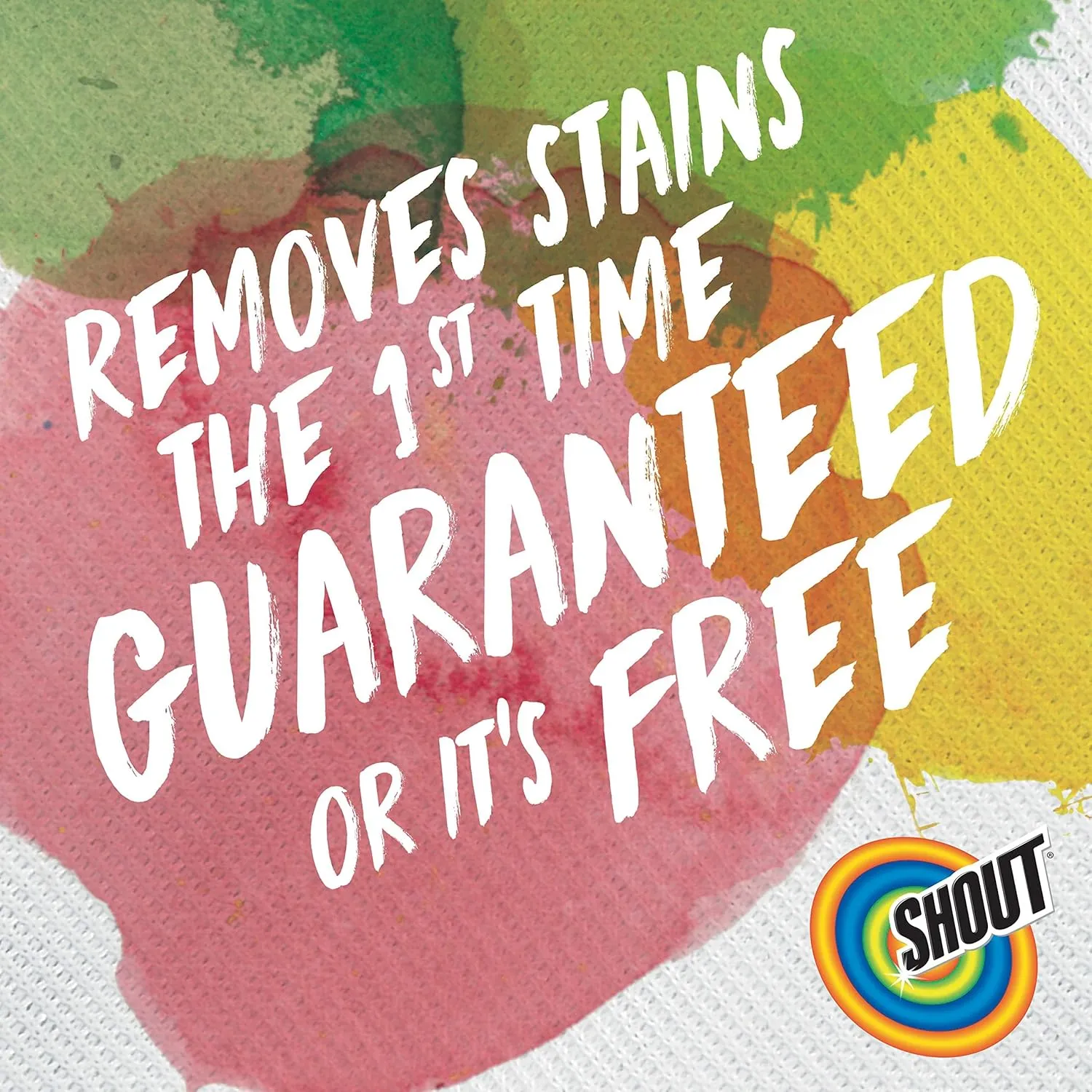 Shout Active Enzyme Laundry Stain Remover Spray, Triple-Acting Formula Clings, Penetrates, and Lifts 100  Types of Everyday Stains - Prewash Spray 22oz