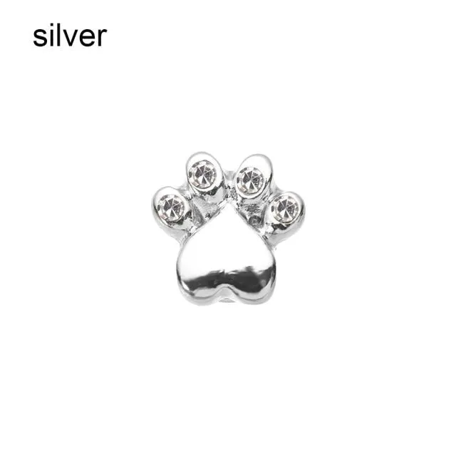 Silicone Strap Jewelry Charms Series 7 6 5 Bracelet Metal Decoration