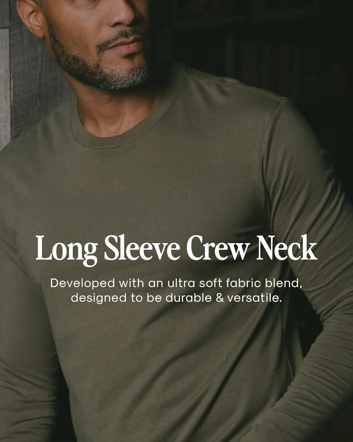 True Classic Long Sleeve Shirts for Men - Henley, Waffle & Crew Neck Long Sleeve T Shirt - Regular and Tall Thermal Shirts