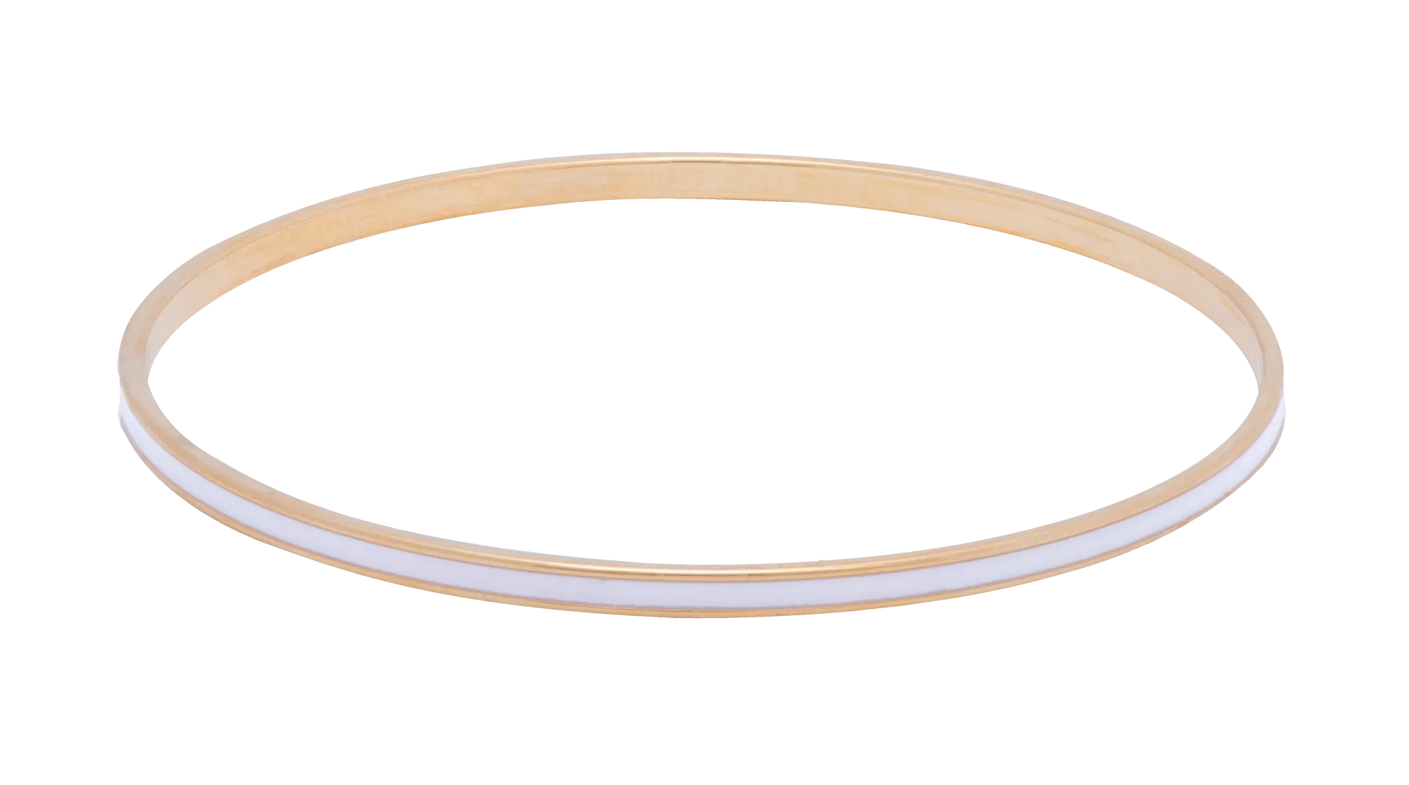 White Enamel Bracelet
